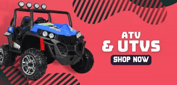 A rugged blue and black ATV/UTV, ready for off-road adventures.