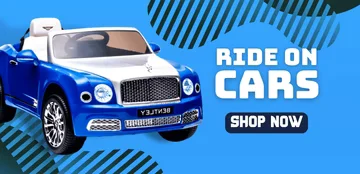 Luxury Ride-On Car for Kids – Blue Bentley Convertible Design