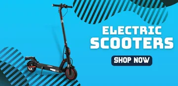 Electric Scooter for Adults and Kids – Black and Red Design